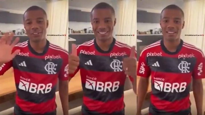 Nicolás de la Cruz ya luce la camiseta de Flamengo