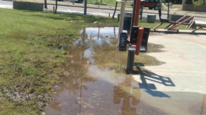 "En plaza de Valle Chico hace más de un mes que el agua está reposada"
