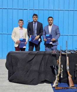 El Poder Judicial entregó a Seguridad armas de fuego secuestradas